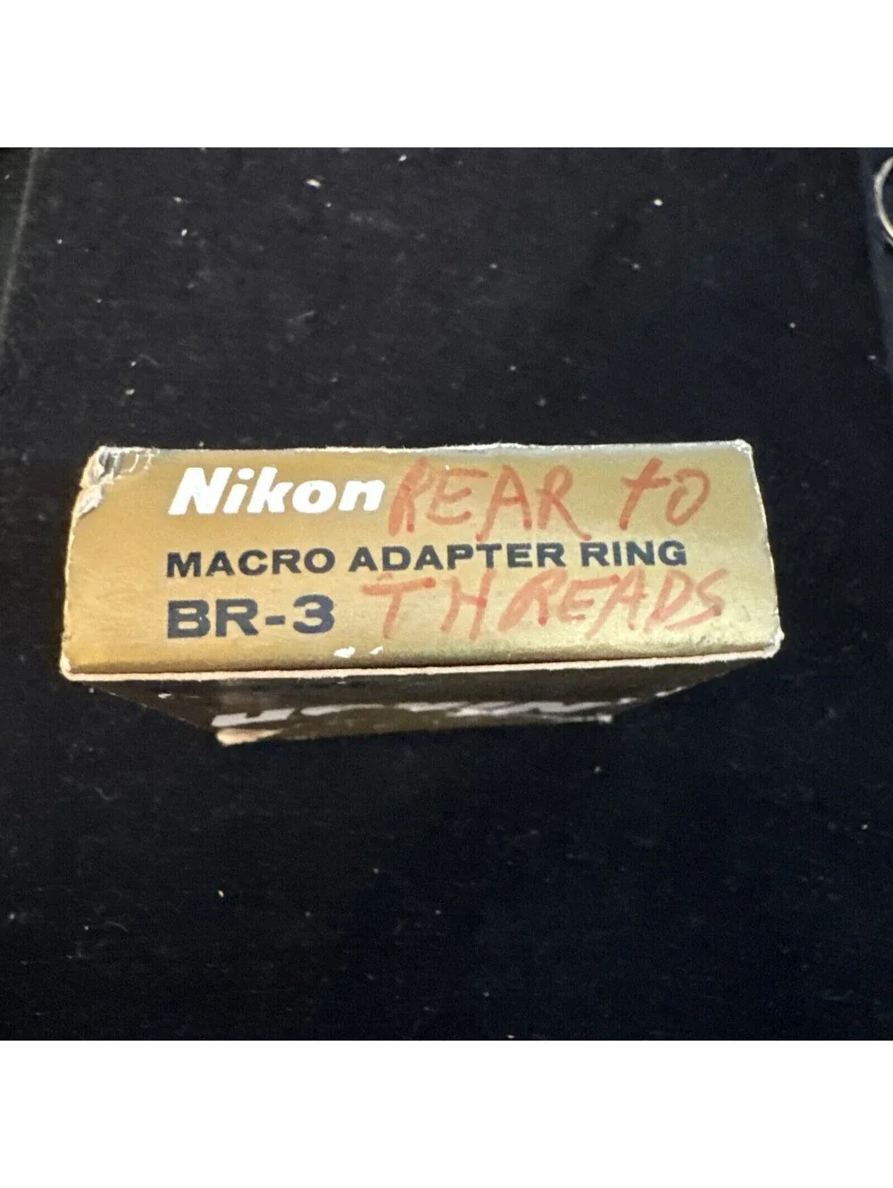 Nikon F BR-3 Macro Adapter Ring for Bellows Focusing Attachment Model 2 W/Box